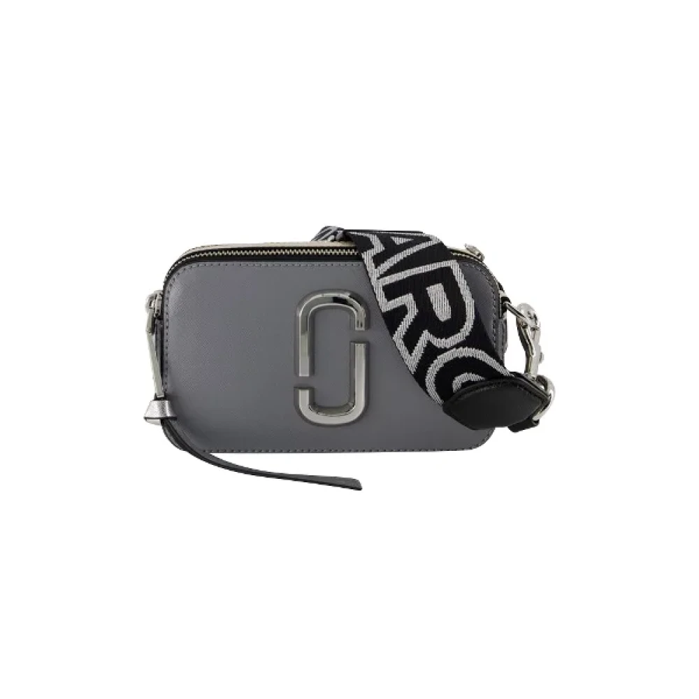 Marc Jacobs Gray Leather Crossbody Bag - Female - Cross Body Bags - One Size - Bags