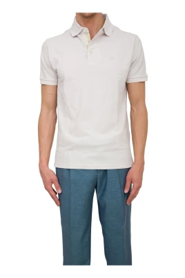 Tryckt Beige Polotröja