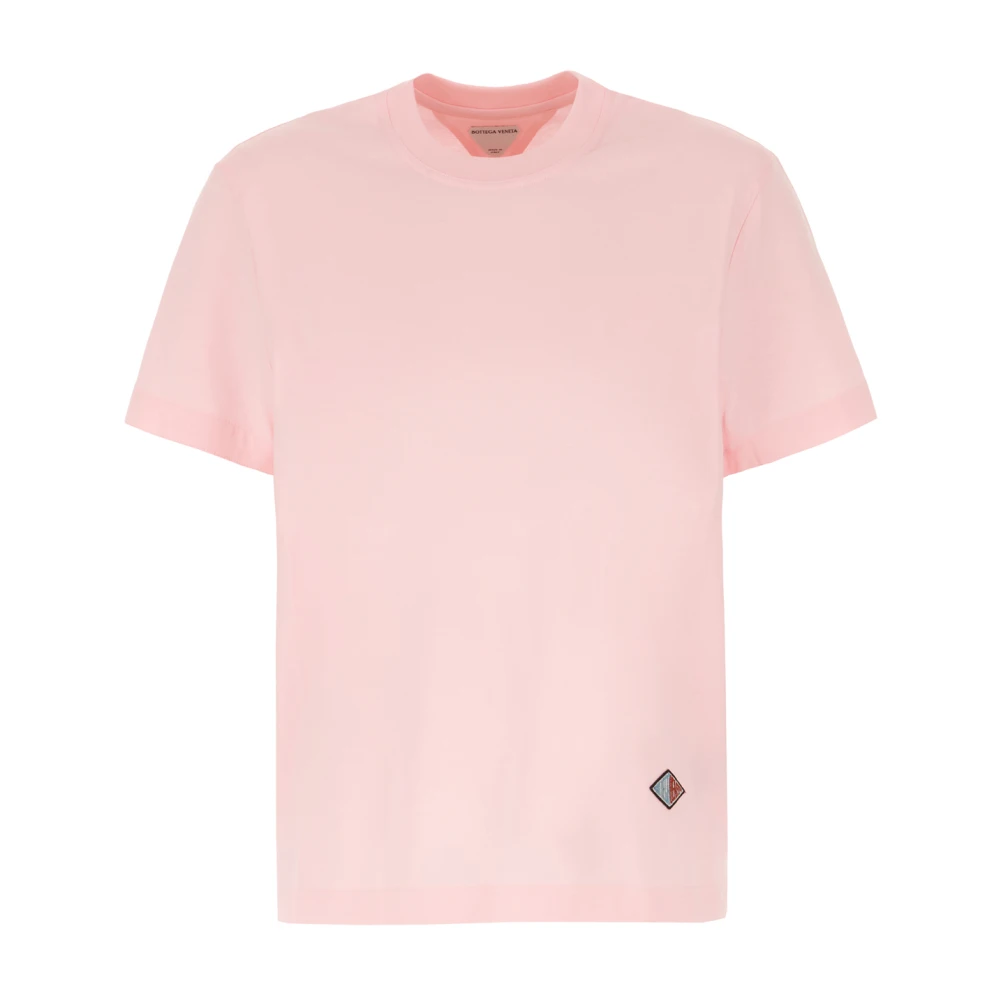 Bottega Veneta Casual Katoenen T-Shirt Pink Dames