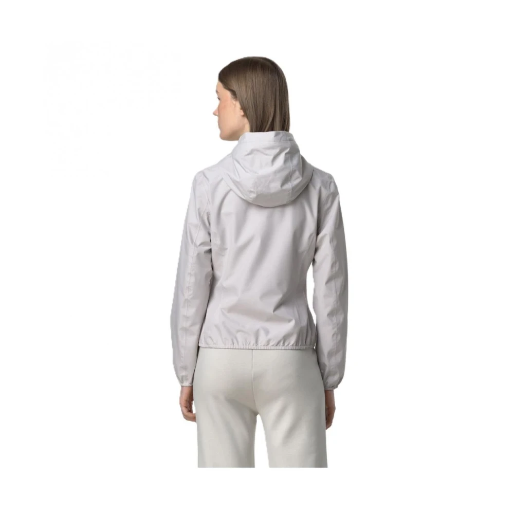 K-way Polyester Puffer en Parka Jassen White Dames