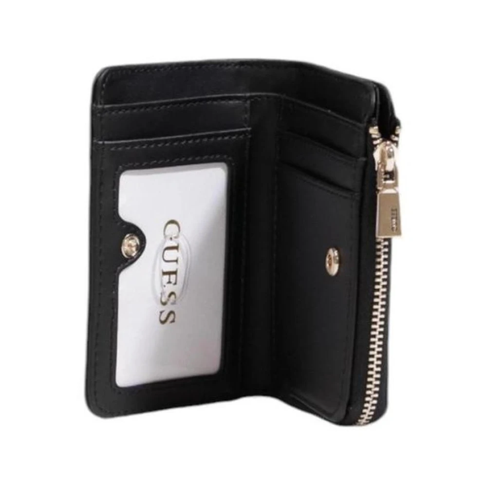 Guess Polyurethaan Portemonnee Dames Collectie Black Dames