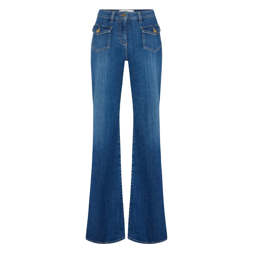 Elisabetta Franchi , Damen, Jeans, Blau, W27