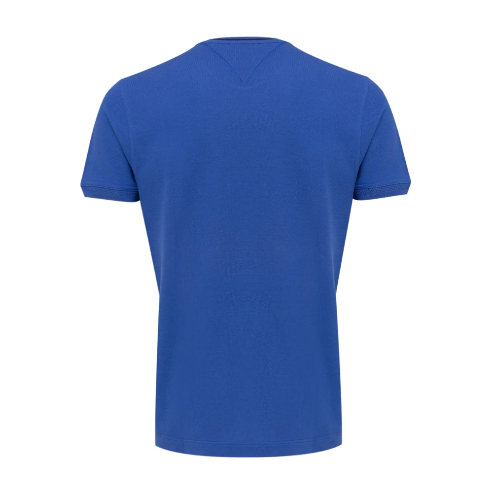 Fendi Blauw katoenen T-shirt met korte mouwen Blue Heren