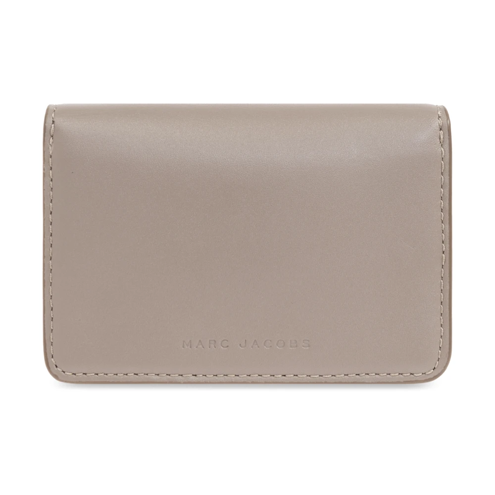 Marc Jacobs Portemonnee The Marc Mini Beige Dames