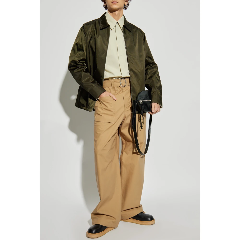 Jil Sander Jas met zakken Green Heren