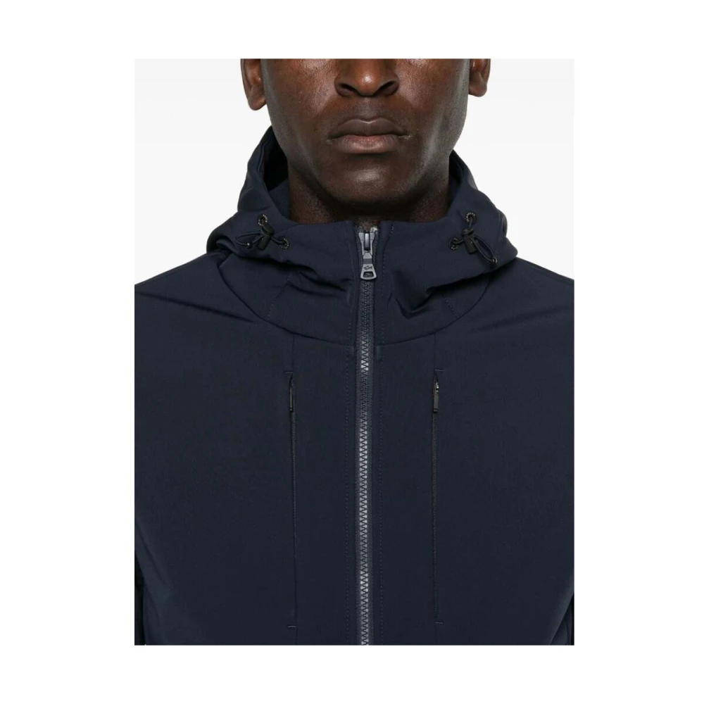 PAUL & SHARK Navy Blauw Geïsoleerd Shell Jack Blue Heren