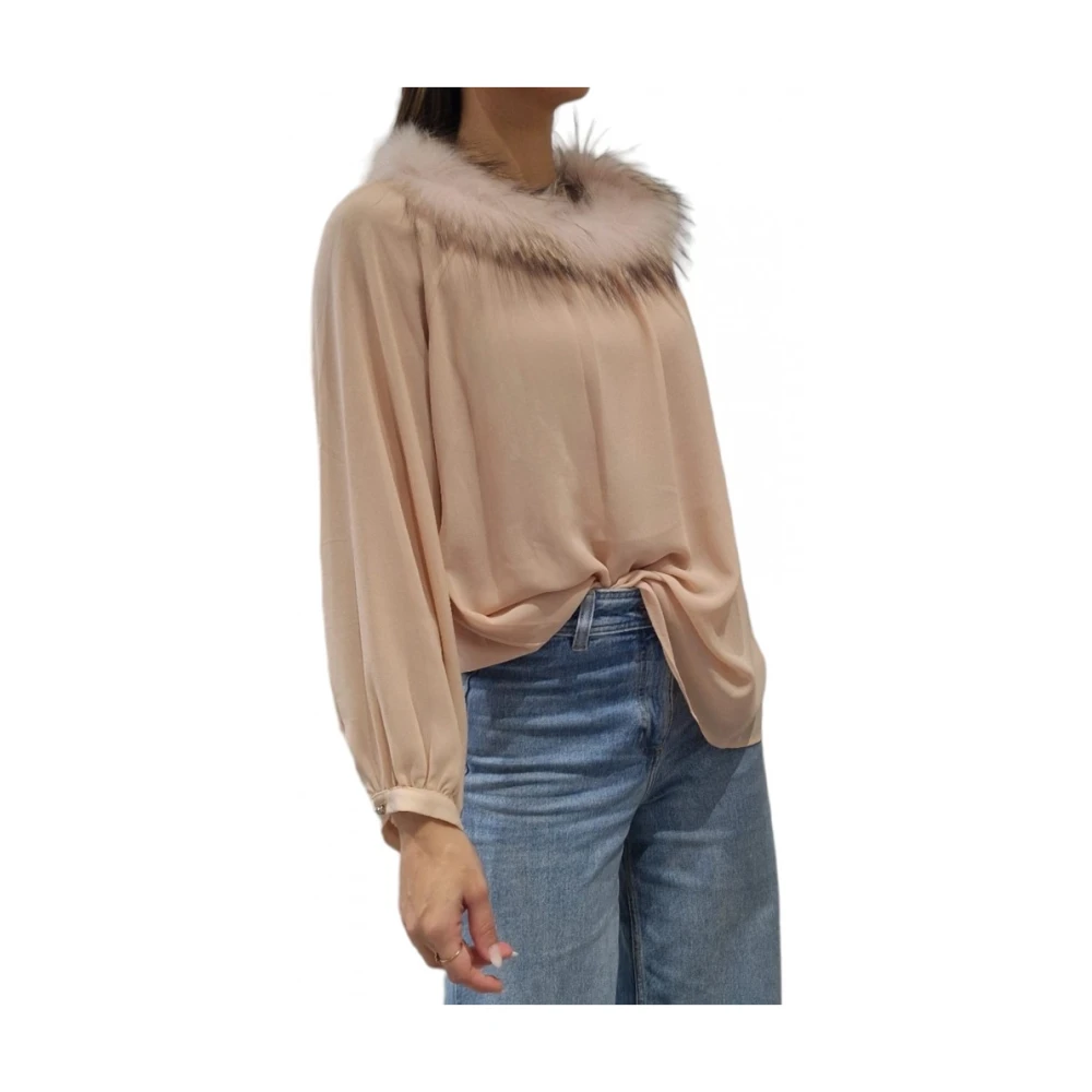 Fracomina Polyester Shirt Pink Dames