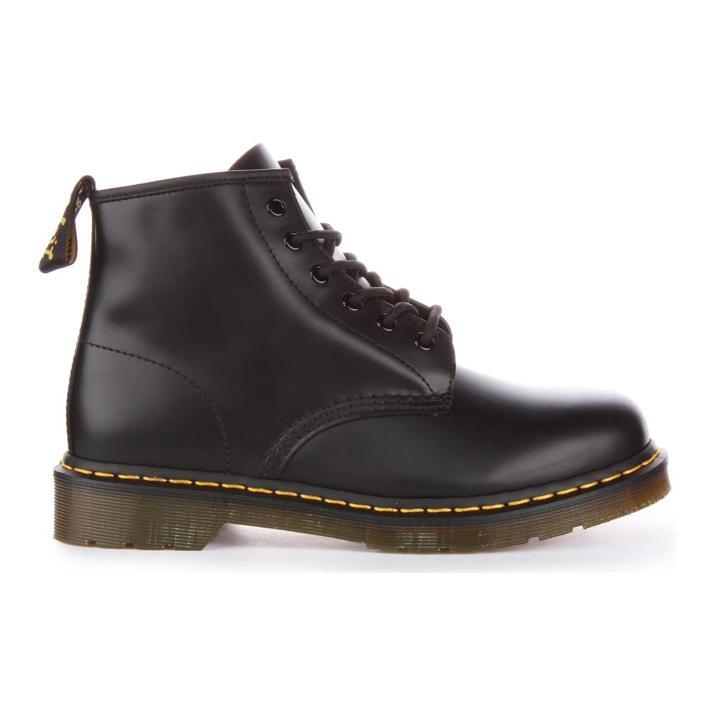 Dr. Martens Women's Black Lace-Up Boots, 6 Uk, Classic Ankle Boots