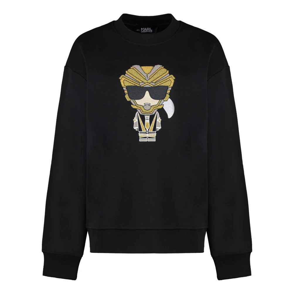 Karl Lagerfeld Logo sweatshirt Black Dames