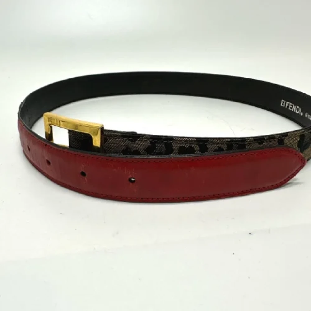 Fendi Vintage Pre-owned Fabric belts Brown Dames