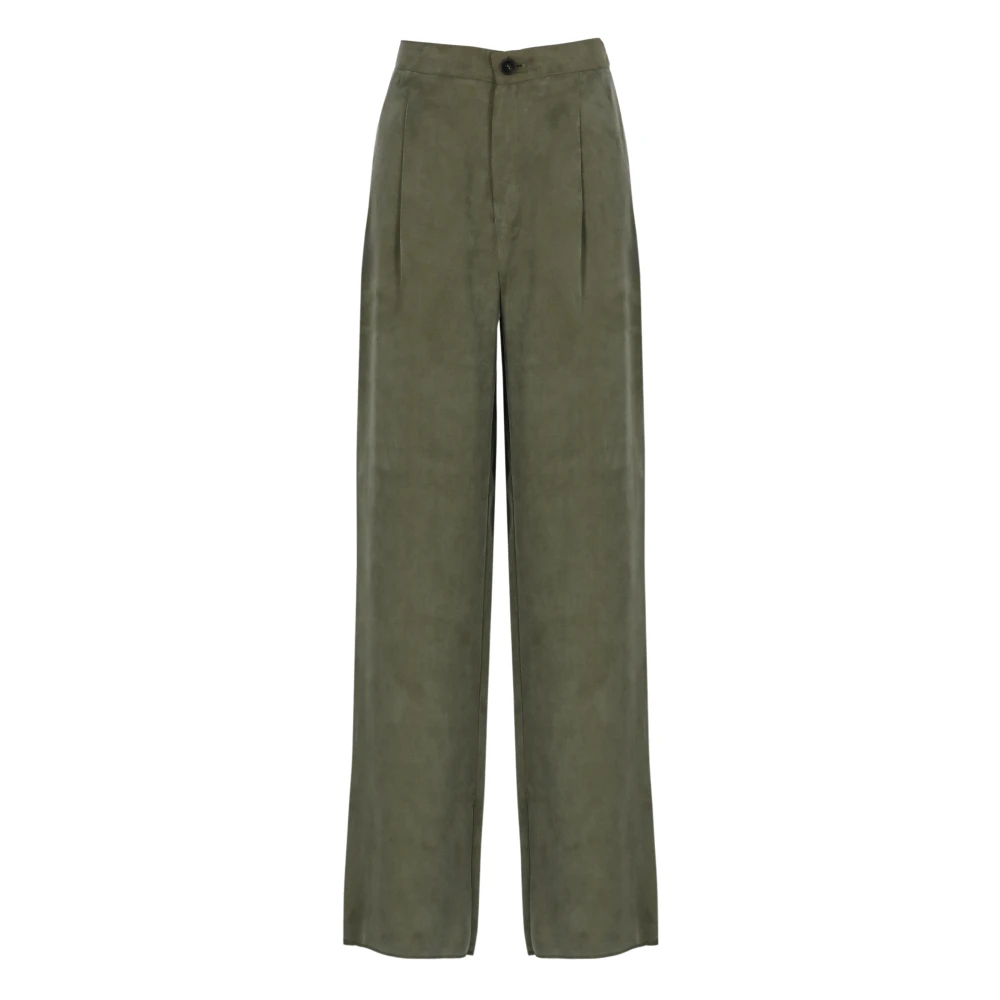 Marella Donna Verde - Linea Emme Pantaloni - Trousers - S