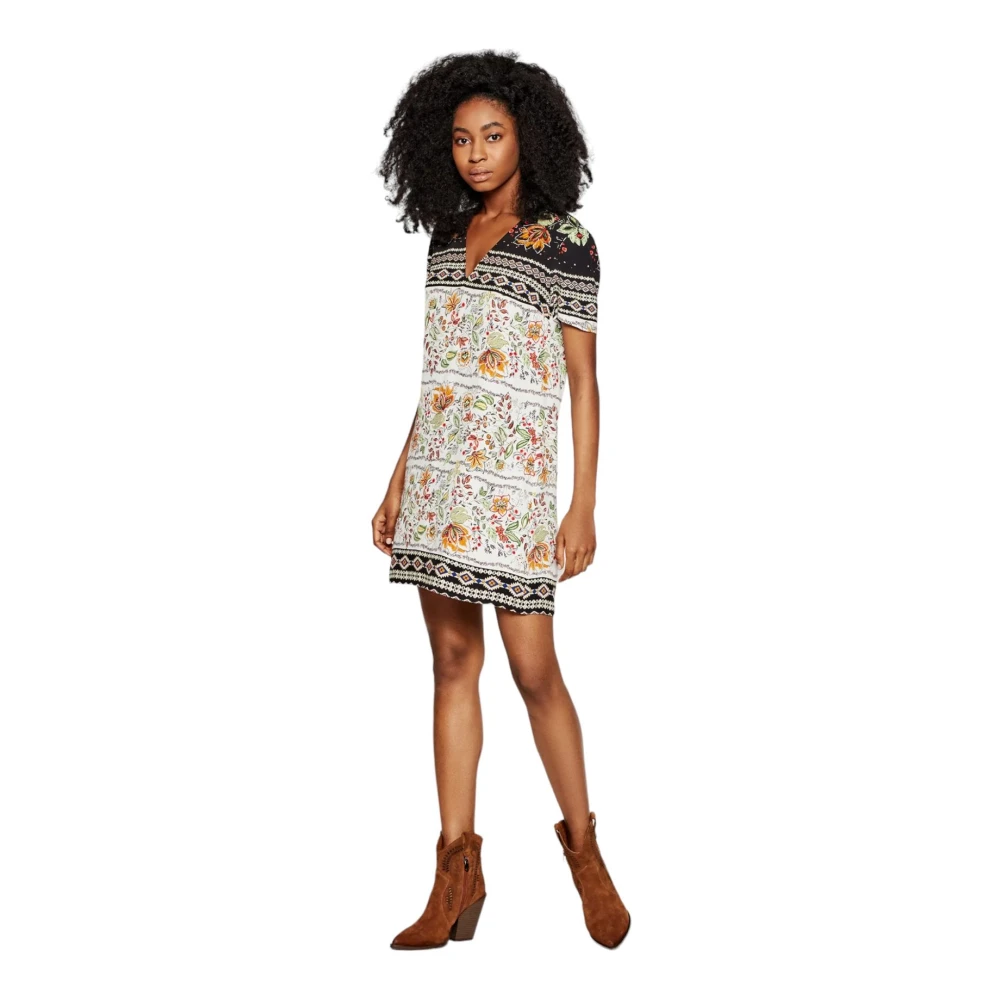 Desigual Korte Jurk Multicolor Dames