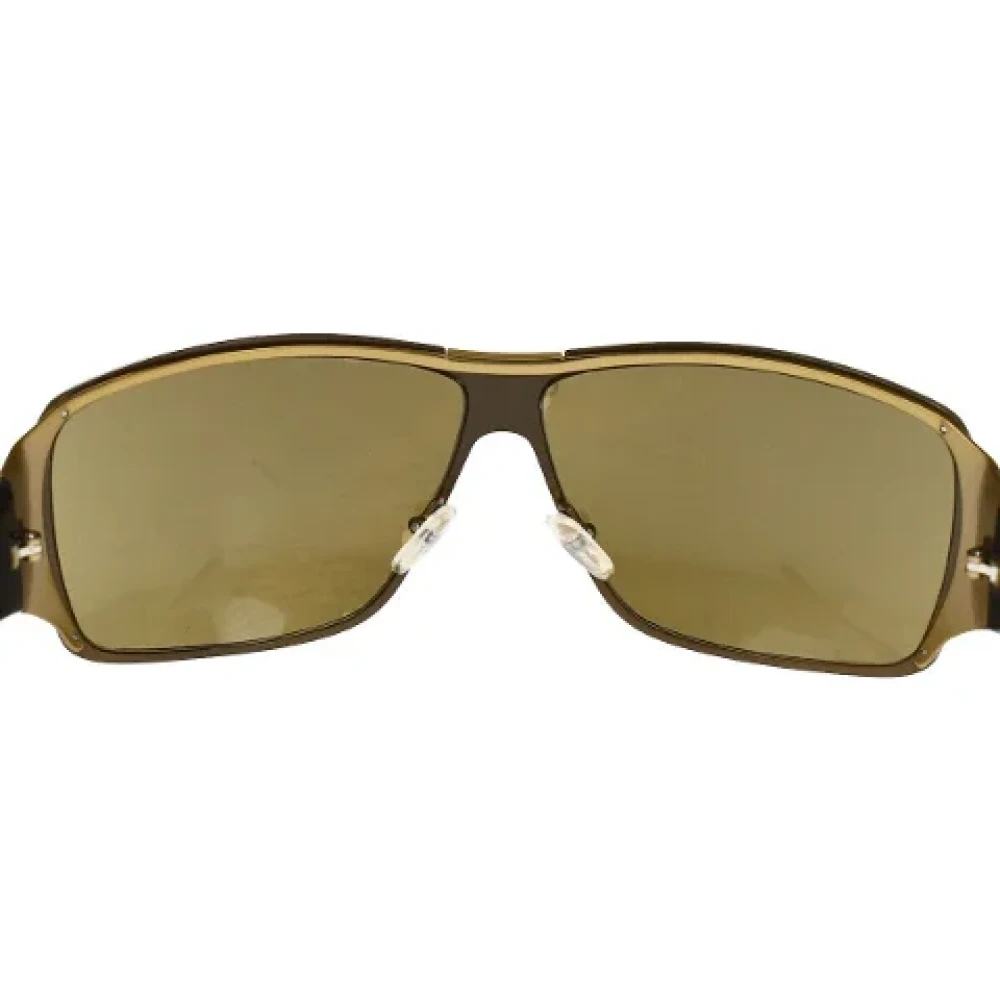 Bottega Veneta Vintage Pre-owned Plastic sunglasses Brown Dames