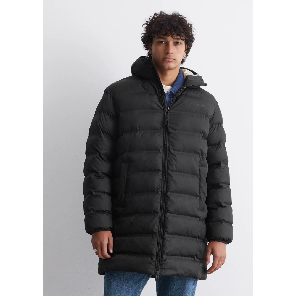 Marc O'Polo Gewatteerde jas regular Black Heren