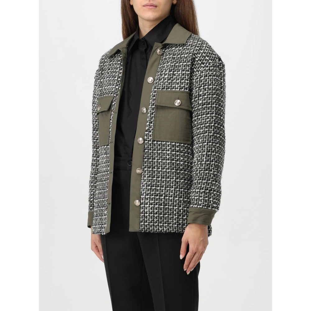Liu Jo Bouclé Jas Green Dames