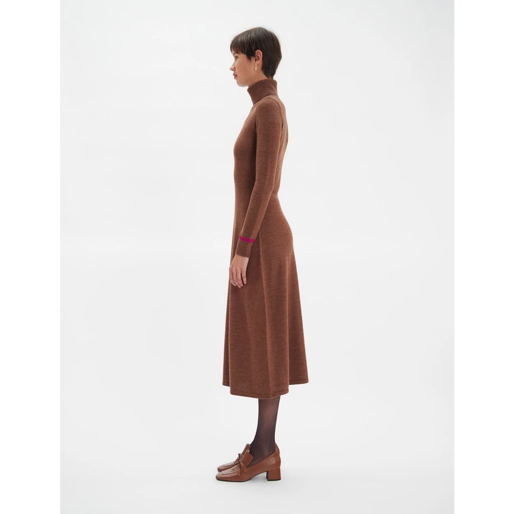 Ines De La Fressange Paris Divine Dress Brown Dames