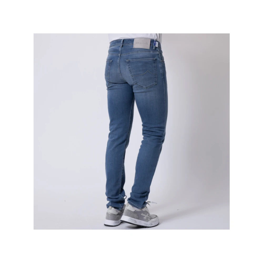 Jacob Cohën Slim Fit Vervaagde Blauwe Jeans Blue Heren