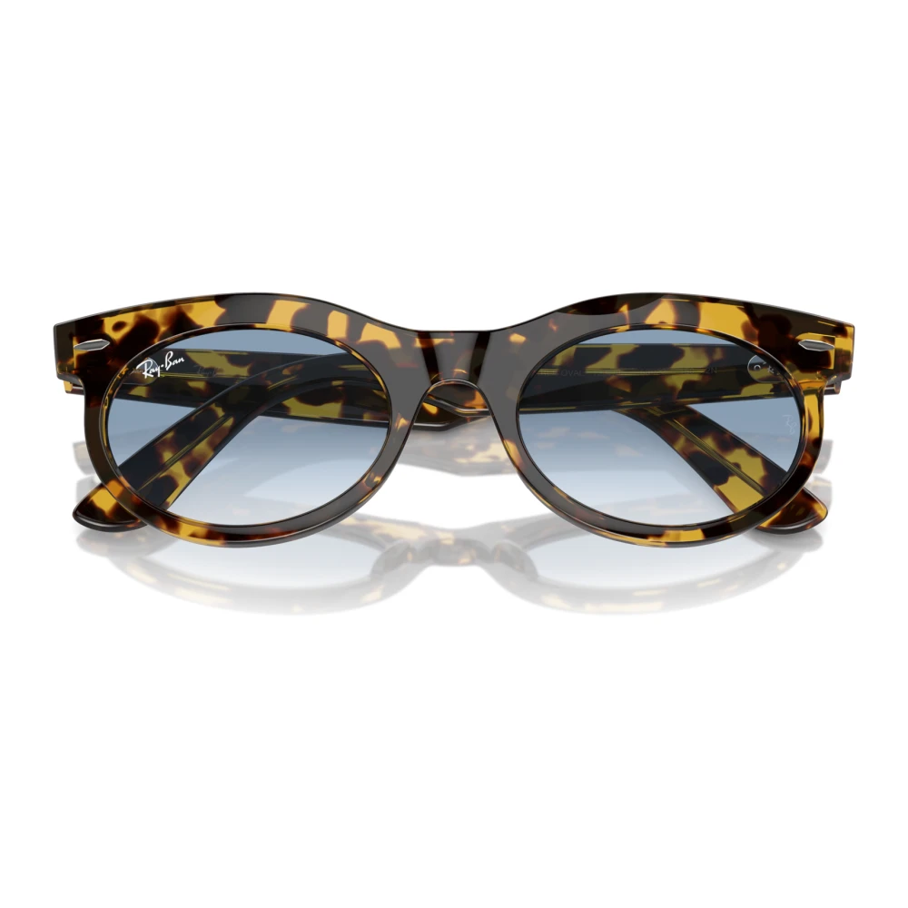 Ray-Ban Women's Multicolor Sunglasses, 53 Mm, Rb2242 Wayfarer Oval