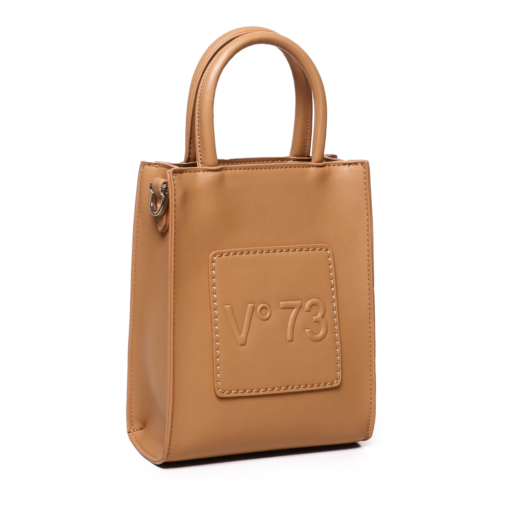 V73 Eco-leer Telefoontas met Verstelbare Band Brown Dames