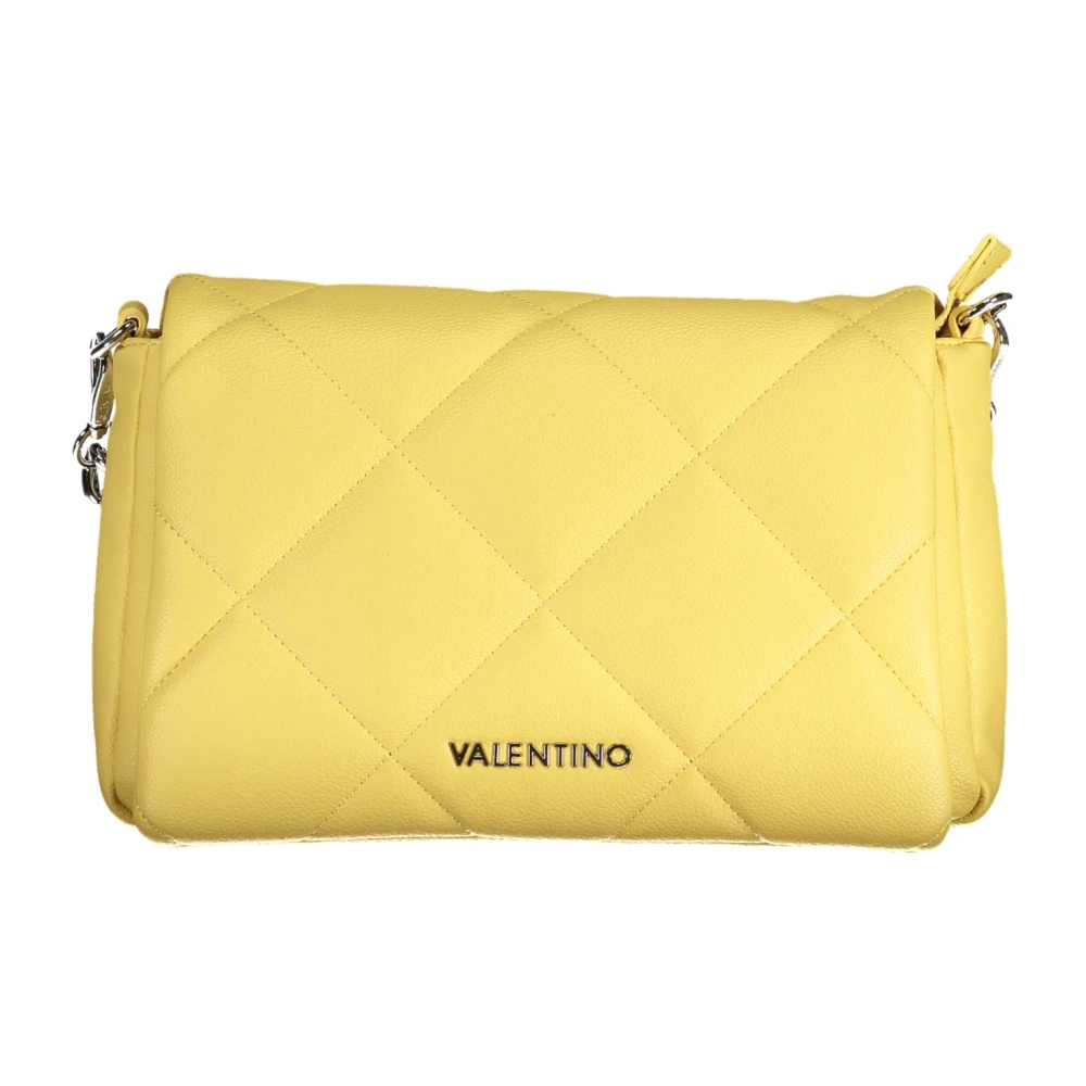 Valentino by Mario Valentino Gele Schoudertas met Afneembare Band Yellow Dames