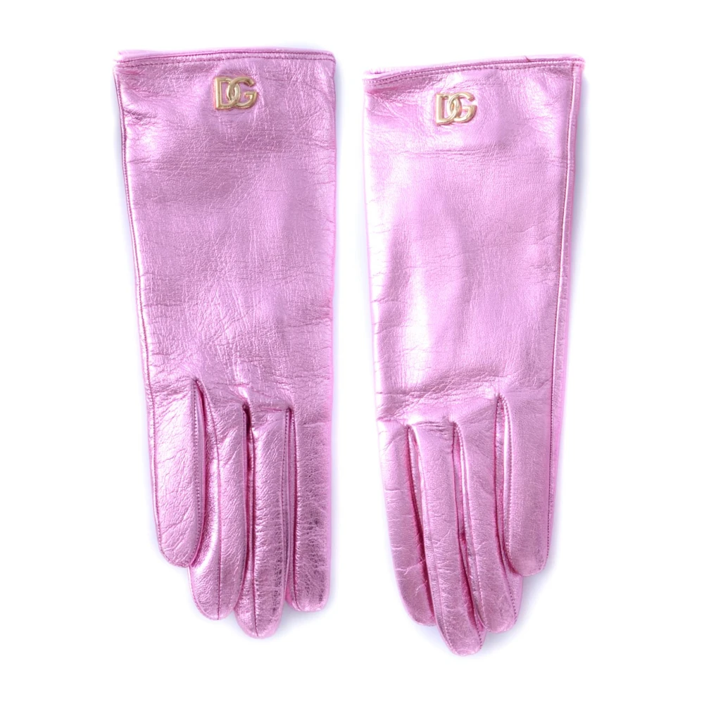 Dolce & Gabbana Dameshandschoenen [Style Model Name] Pink Dames