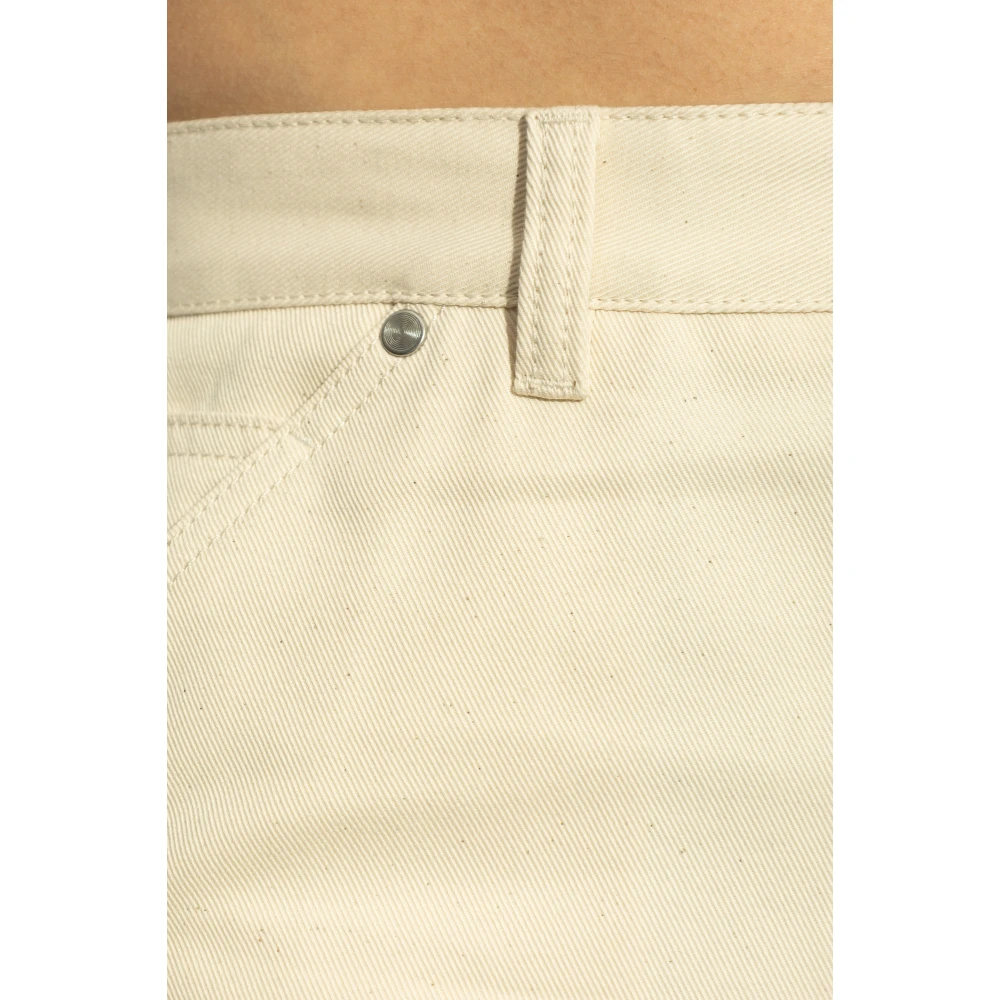 Moncler Denim shorts Beige Heren