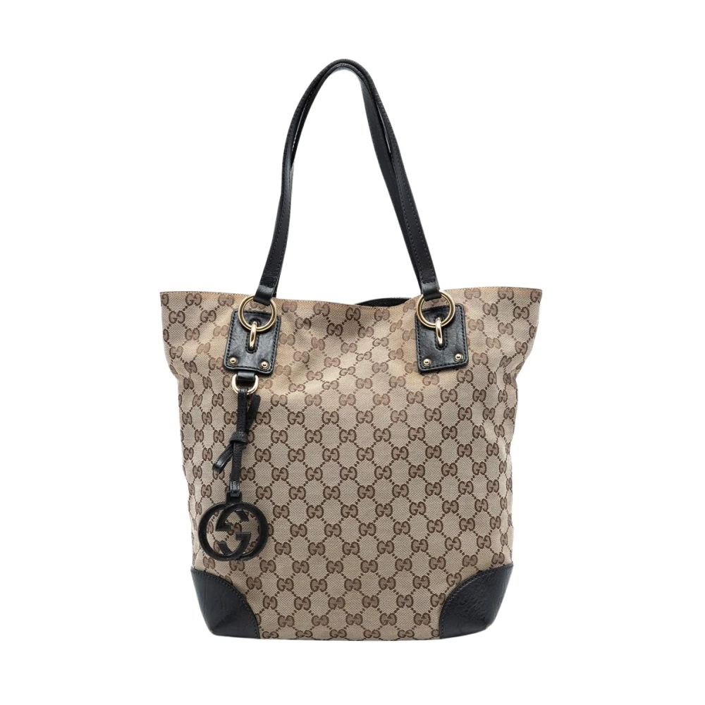 Gucci Vintage Women's Brown Pre-Owned Tote Bag