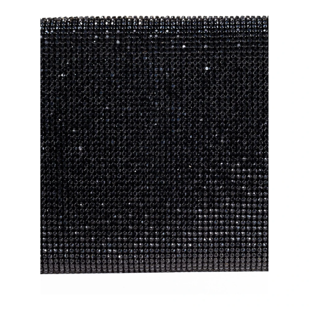 Benedetta Bruzziches Kate Rhinestone Clutch Tas Zwart Black Dames