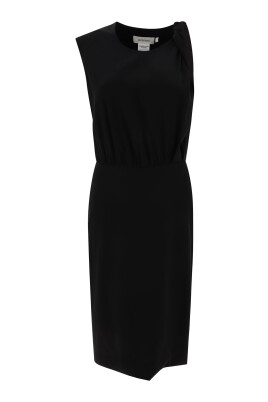 black-sleeveless-silk-blend-dress