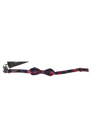 GD Red Checkered 100% Silk Justerable Män Neck Bluep