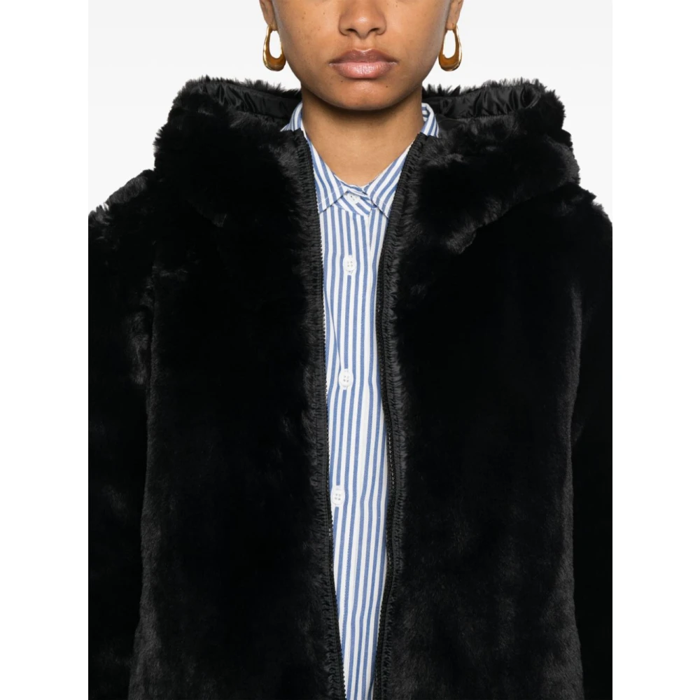 Max Mara Zwarte Cube Jassen voor Vrouwen Black Dames