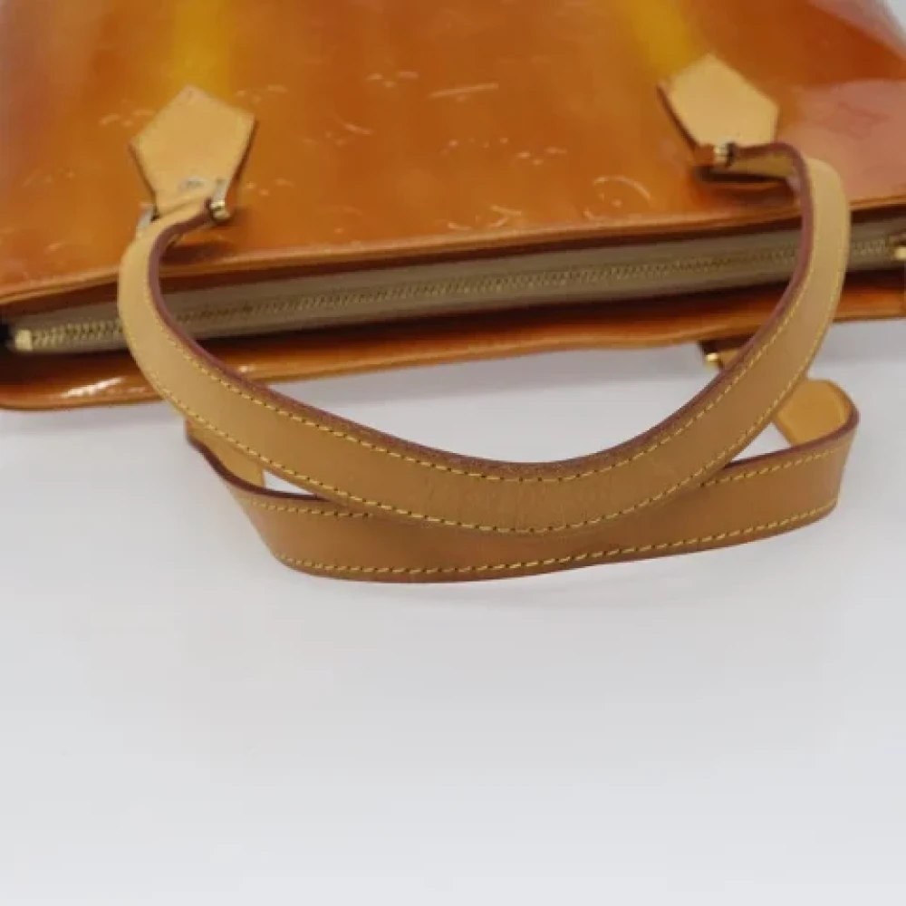 Louis Vuitton Vintage Pre-owned Leather handbags Beige Dames