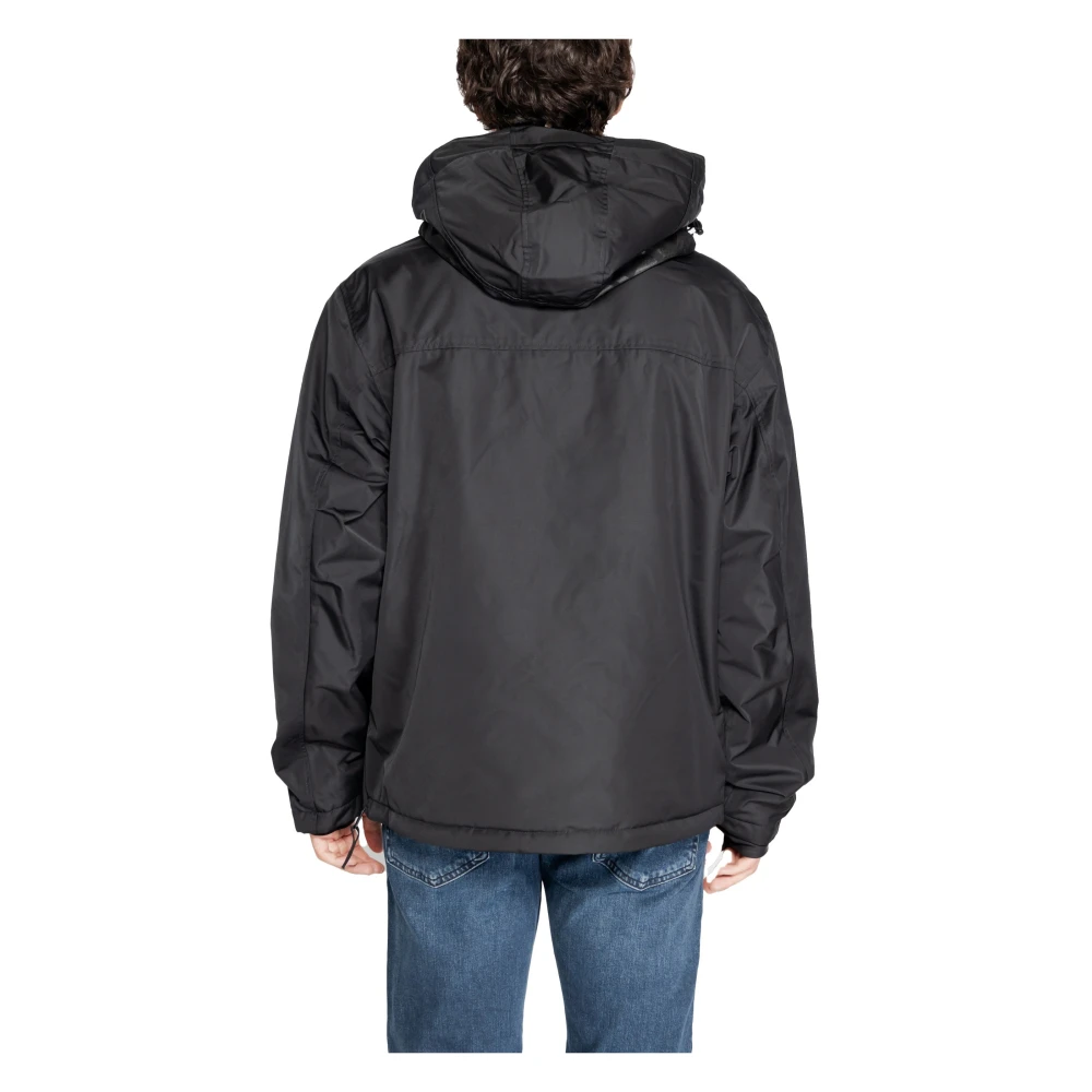 Napapijri Stijlvolle Zwarte Hoodie Heren Black Heren