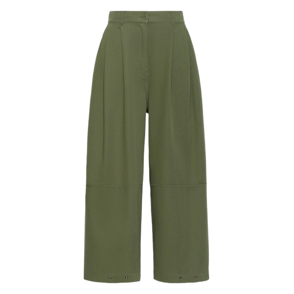 Weekend Max Mara Mujer Verde - Wide Trousers - Trousers - 2XS