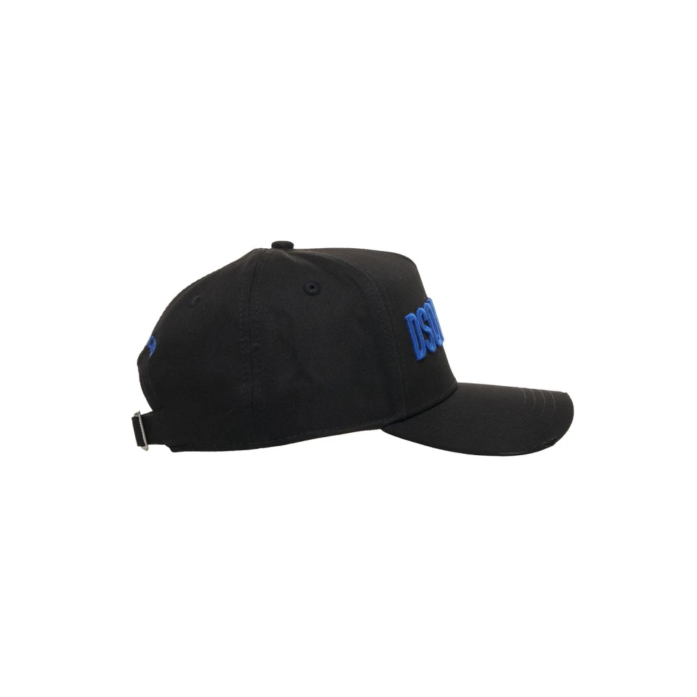 Dsquared2 Zwarte Baseballpet Accessoires Black Heren