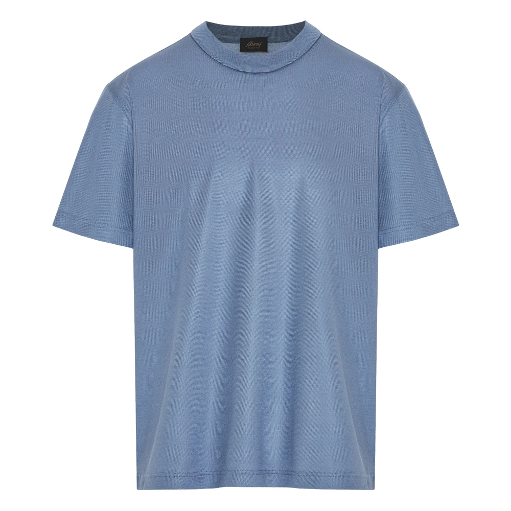 Brioni - Tops > T-Shirts - Blue - Brioni - Modalova