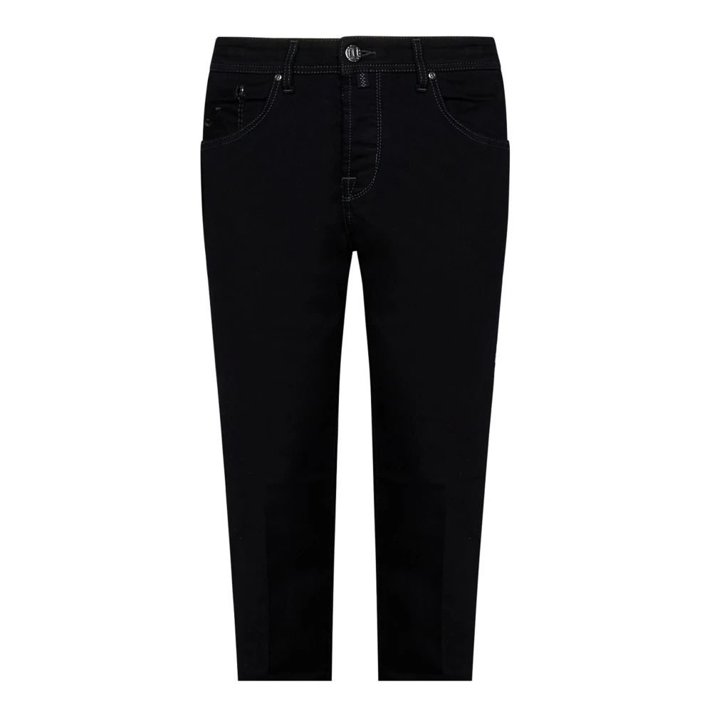 Jacob Cohën Zwarte Slim Fit Jeans Aw24 Black Heren