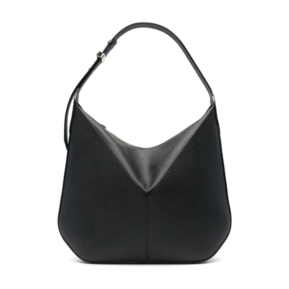 Valextra Zachte Vivi Kleine Zwarte Tas Black Dames