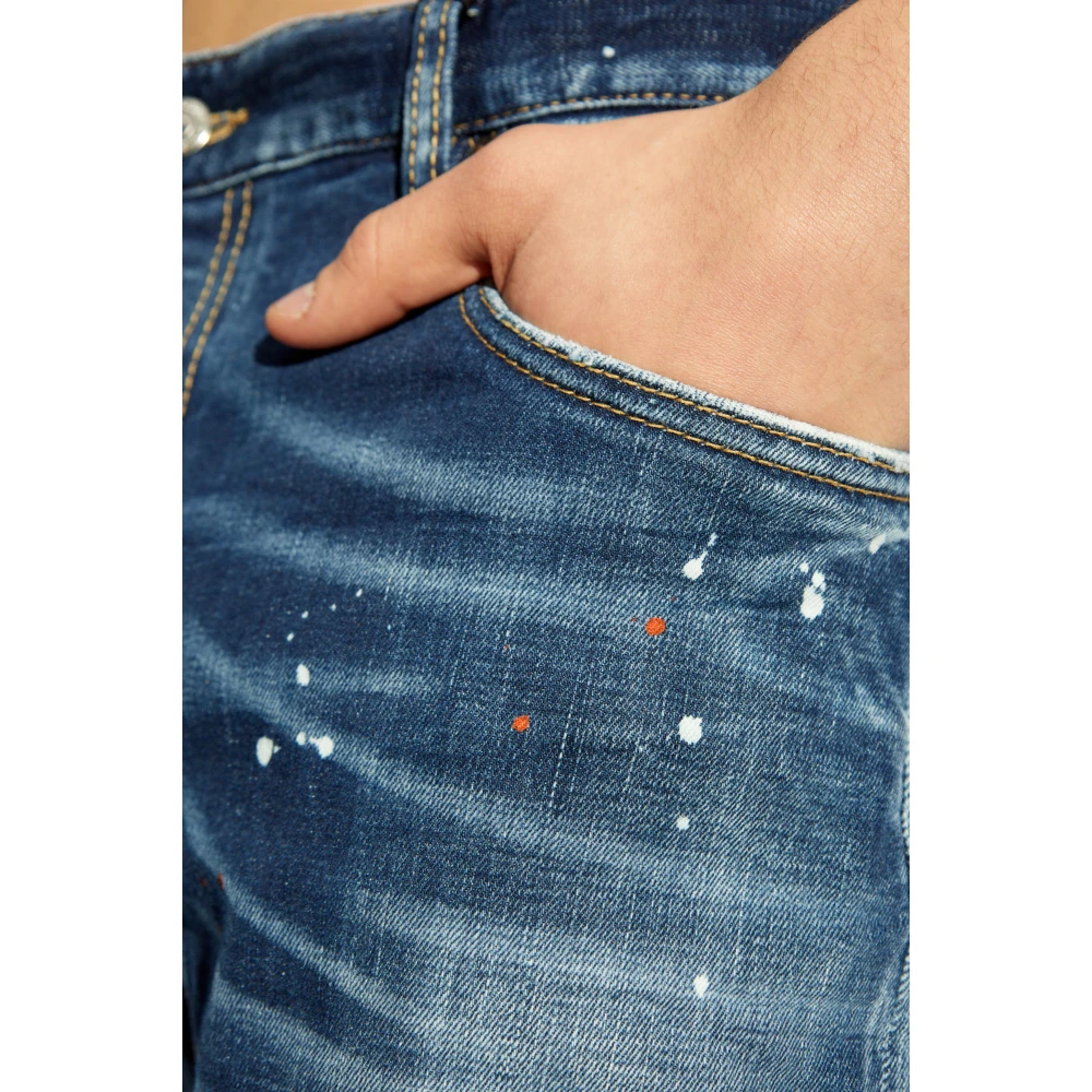 Dsquared2 Jeans Tidy Biker Blue Heren