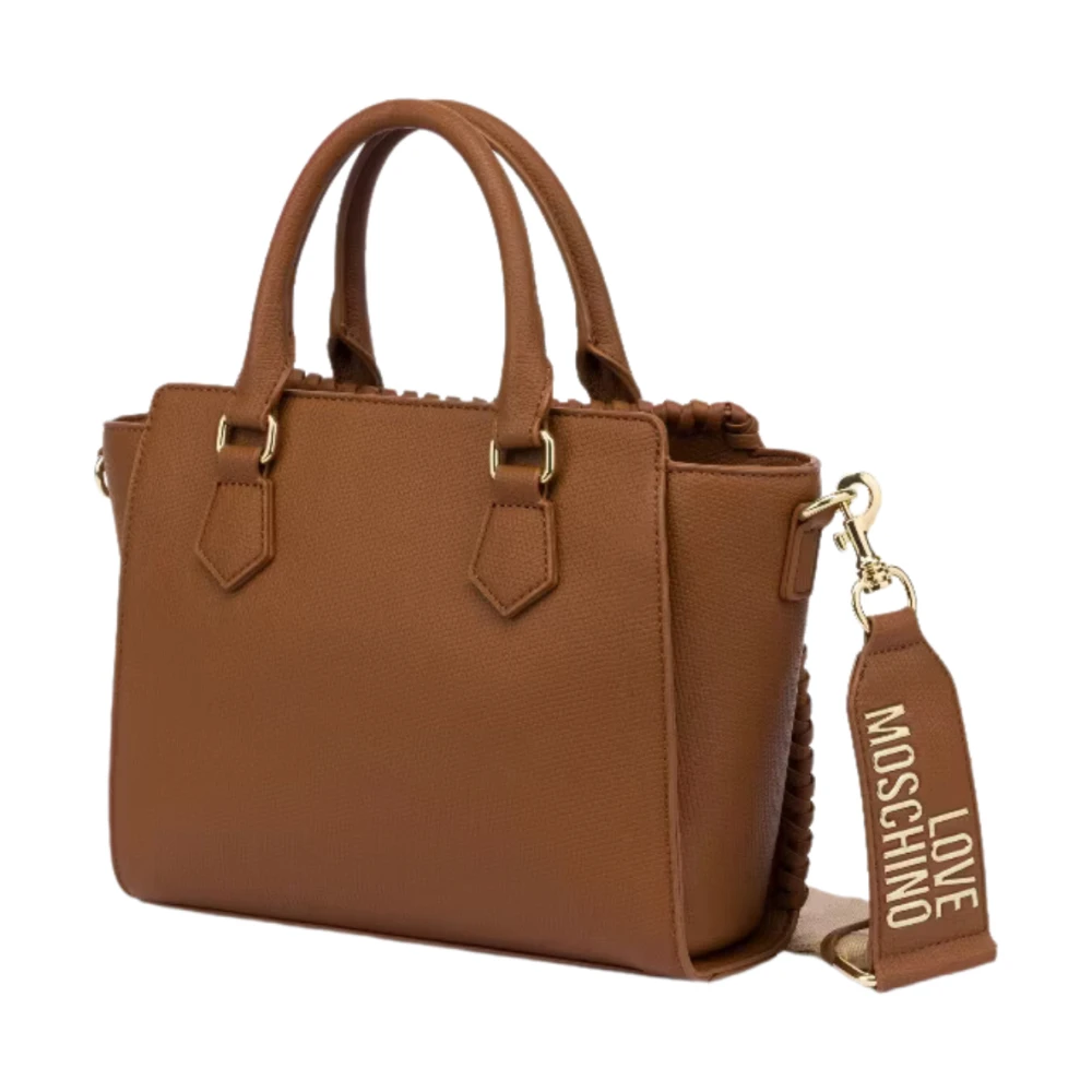 Love Moschino Stijlvolle kameel handtas van Jc4126Pp1Mlj0201 Brown Dames