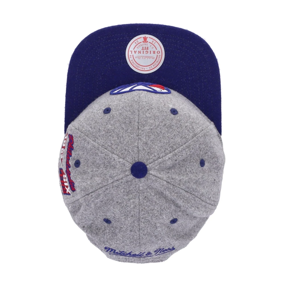 Mitchell & Ness NBA Melton Patch Snapback Pet Gray Heren