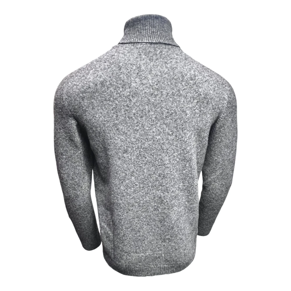 Roberto Collina Merino Baby-Kameel Coltrui Trui Grijs Gray Heren
