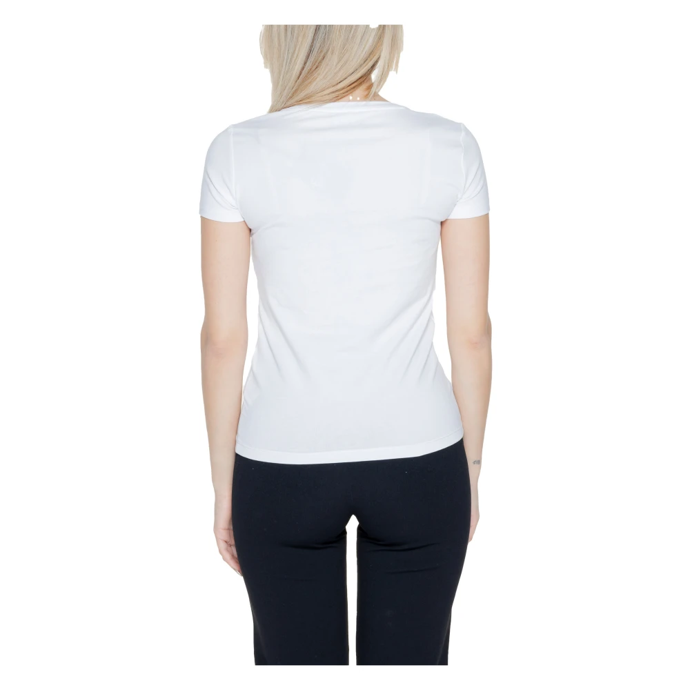 Emporio Armani EA7 Lente Zomer Dames T-Shirt 3Dtt20 Tjfkz White Dames