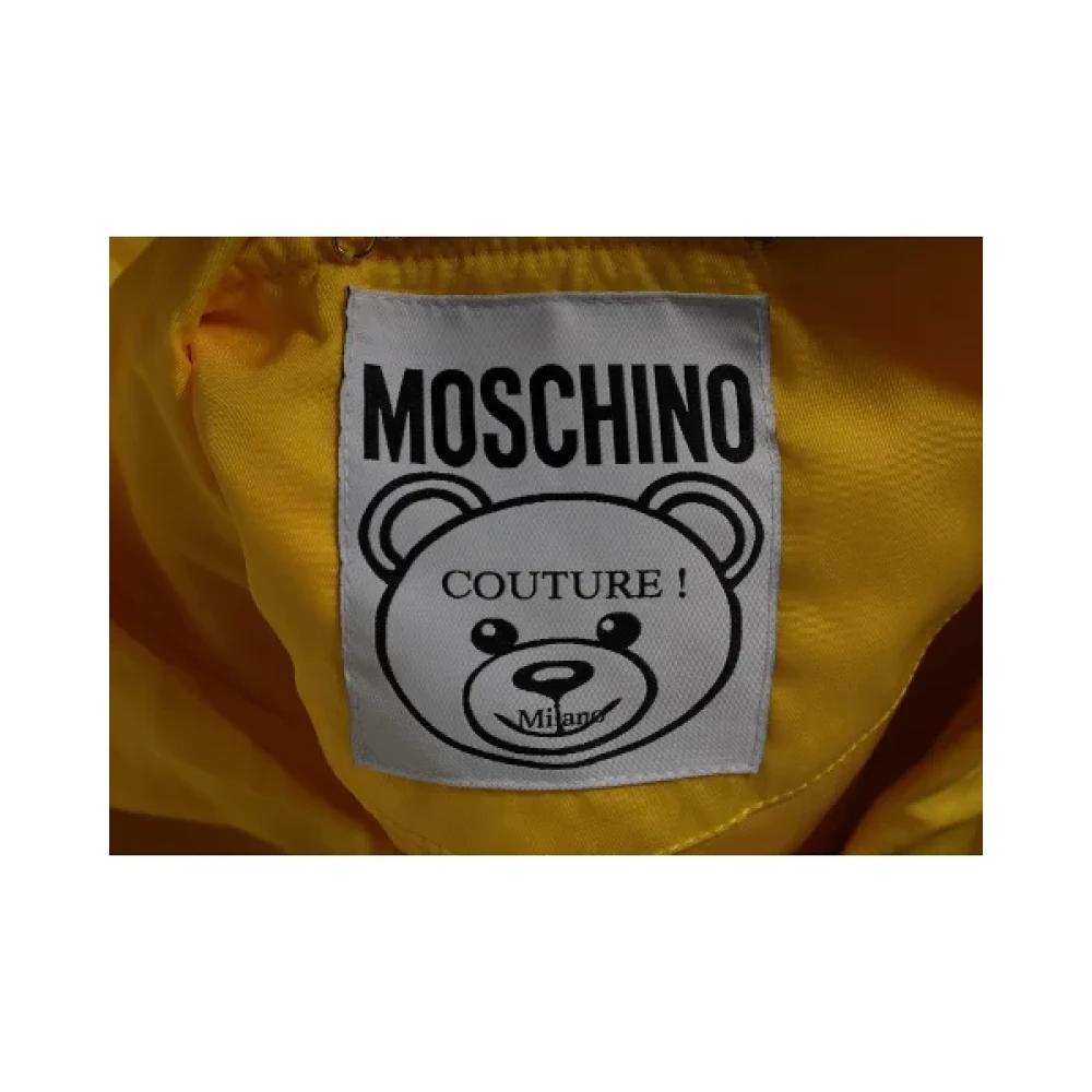 Moschino Pre-Owned Pre-owned Nylon outerwear Yellow Dames