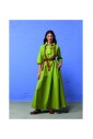 robe-longue-coton-vert-pomme