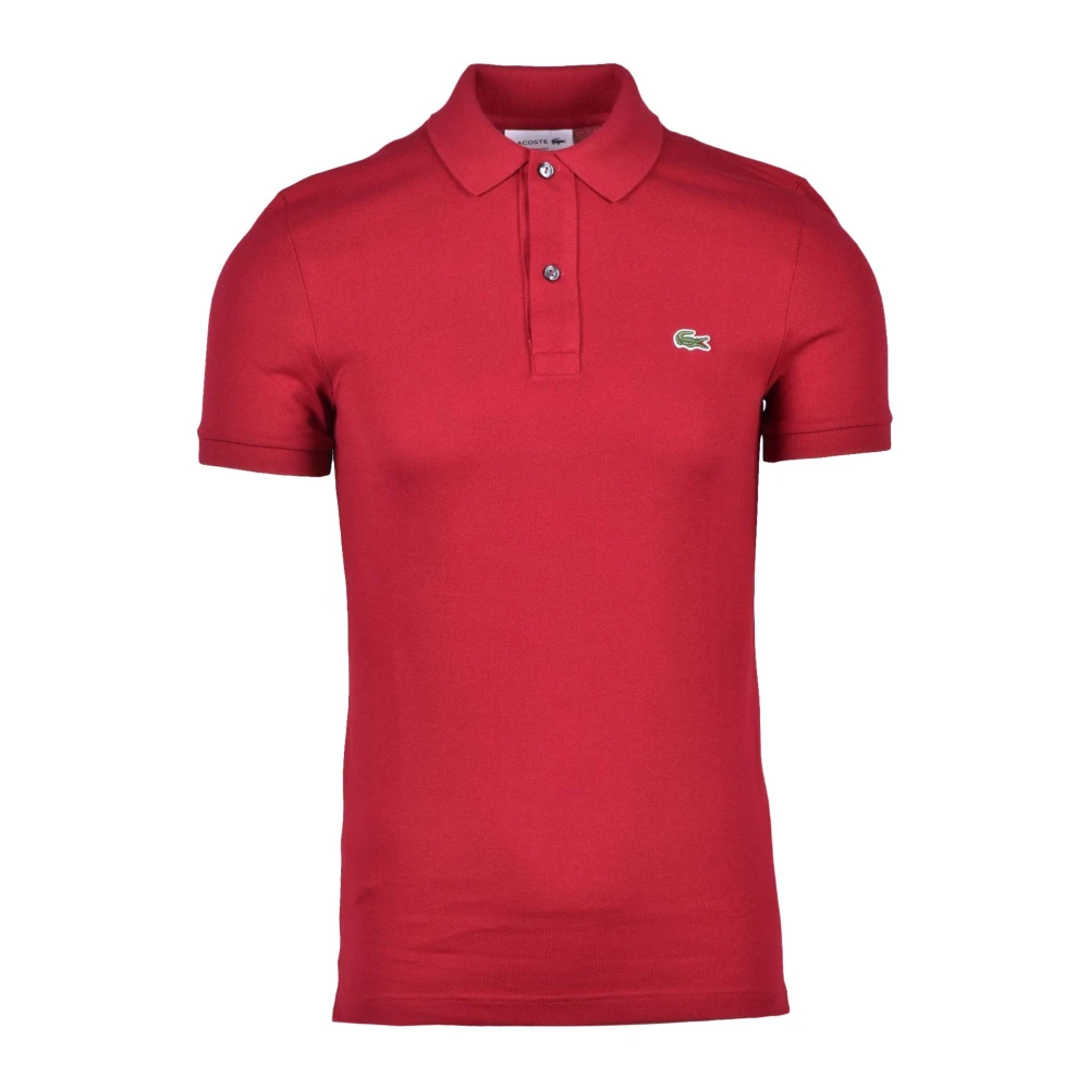 Lacoste Katoenen Polo Shirt Red Heren