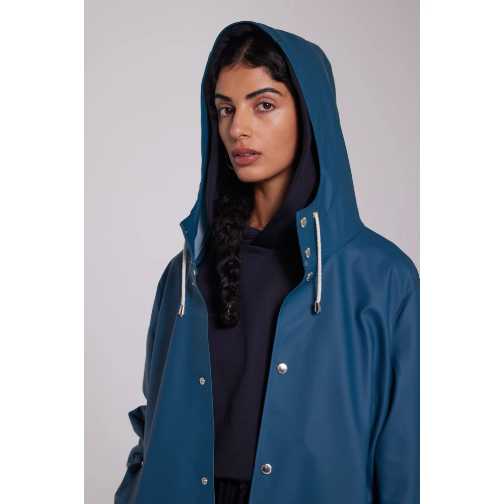 Stutterheim Ultra-Lichte Waterdichte Regenjas Blue Heren