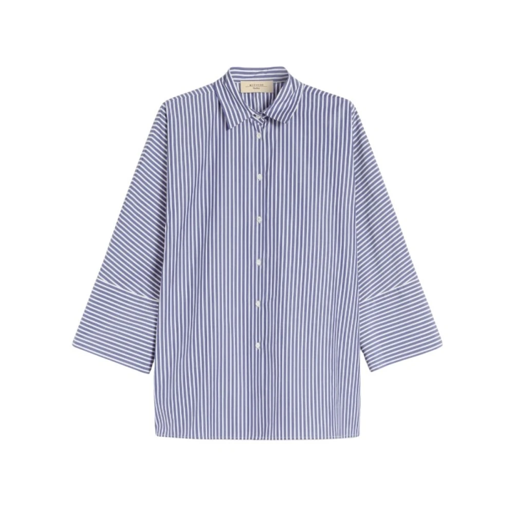 Weekend Max Mara Women's Blue Hudson Oversized Poplin Shirt