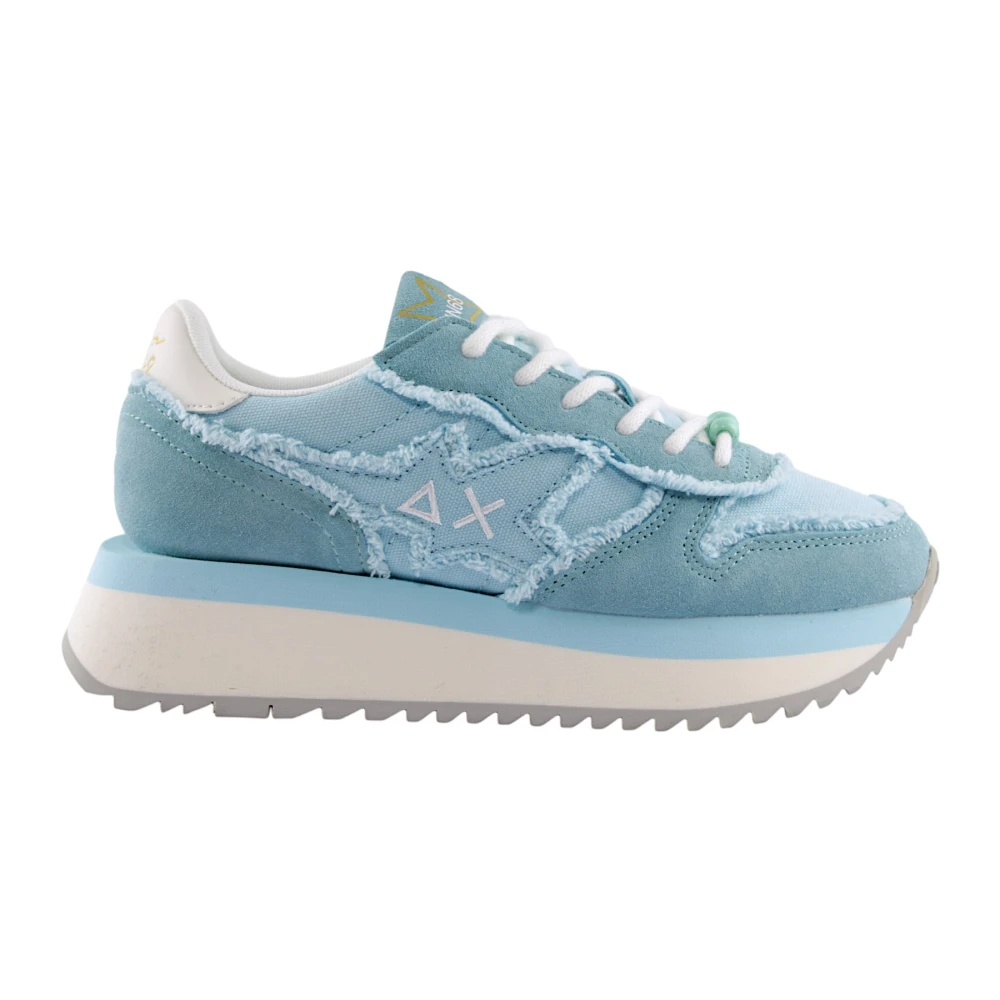 Sun68 Casual Overhemd voor Mannen Dames Schoenen Blauw
