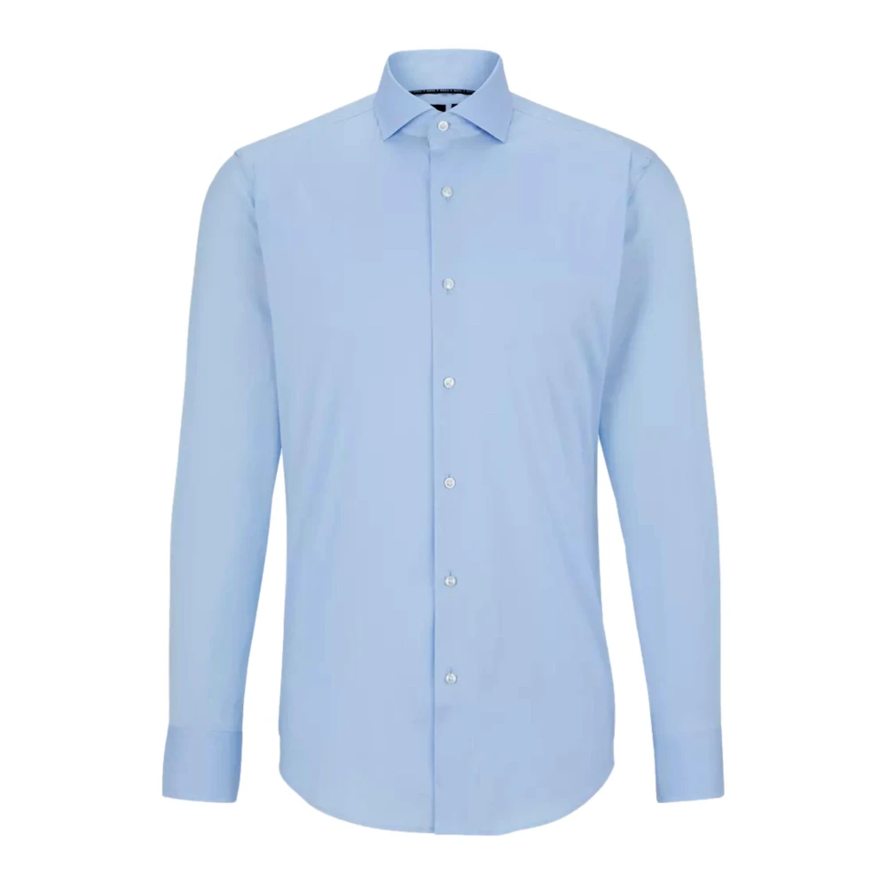 Hugo Men's Blue Formal Shirts, 4XL, Slim Fit Jersey Shirt P-Hank-S-Kent